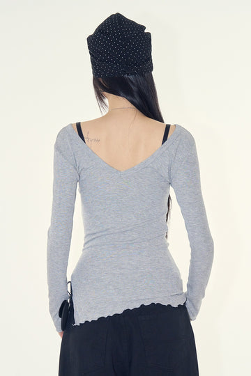 Aenor back v slim tee